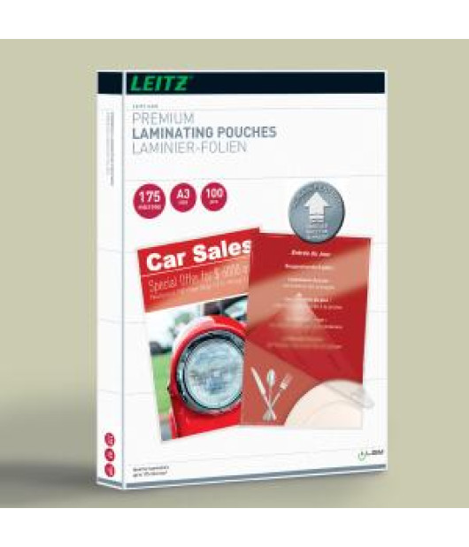 Laminovacie fólie Leitz iLAM UDT A3, 175 mic, 100 ks 
