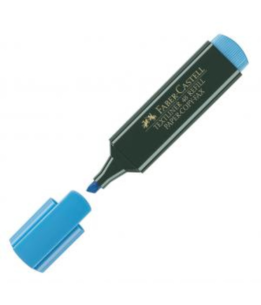 Zvýrazňovač FABER-CASTELL Textilner 1548 modrý 