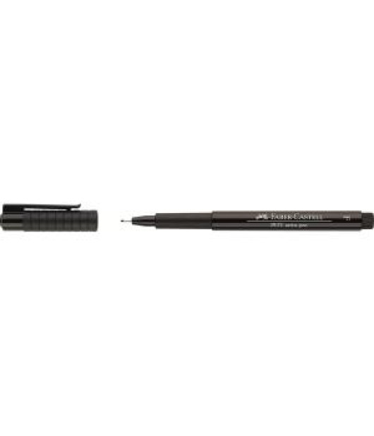 Umelecké pero FABER-CASTELL PITT F / 199 čierna 