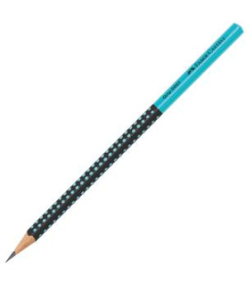 Ceruzka Grip 2001/HB Two Tone čierna/tyrkysová 12ks 
