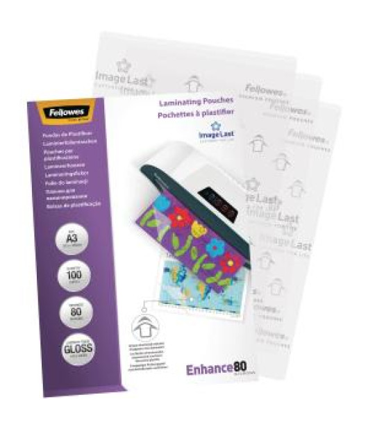 Laminovacie fólie Fellowes 303x426 /A3/ 80mic 