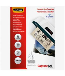 Laminovacie fólie Fellowes 216x303 A4 125mic 
