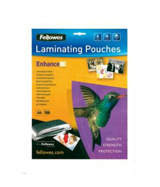 Laminovacie fólie Fellowes 216x303 A4 80mic matné 