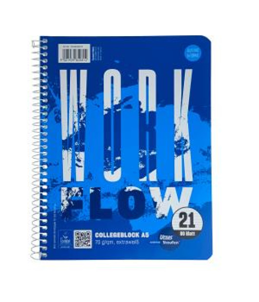Blok College Format Werk Ursus Basic A5 80 listov linajkový 70g 