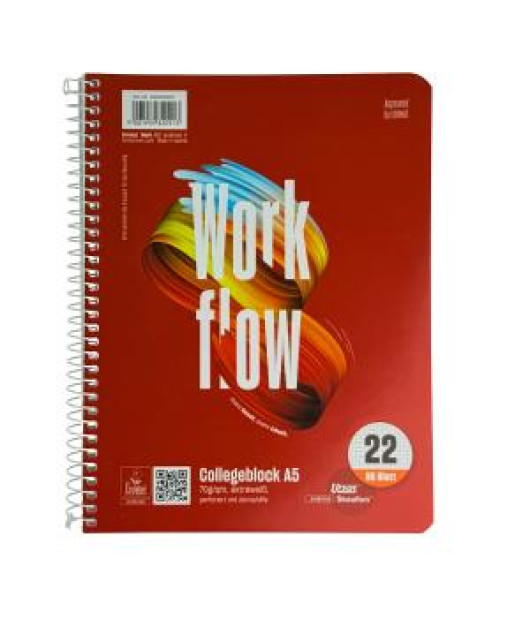 Blok College Format Werk Ursus Basic A5 80 listov štvorčekový 70g 