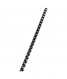 Plastové hrebene GBC 21R 10mm čierne 