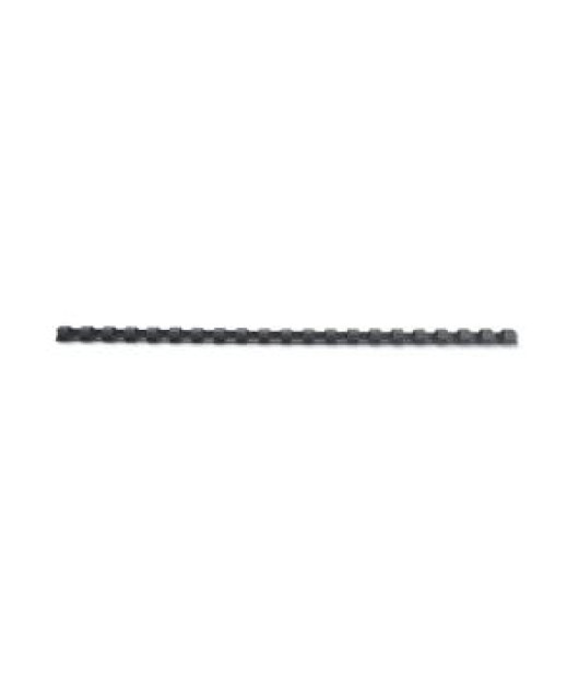 Plastové hrebene GBC 21R 12mm čierne 