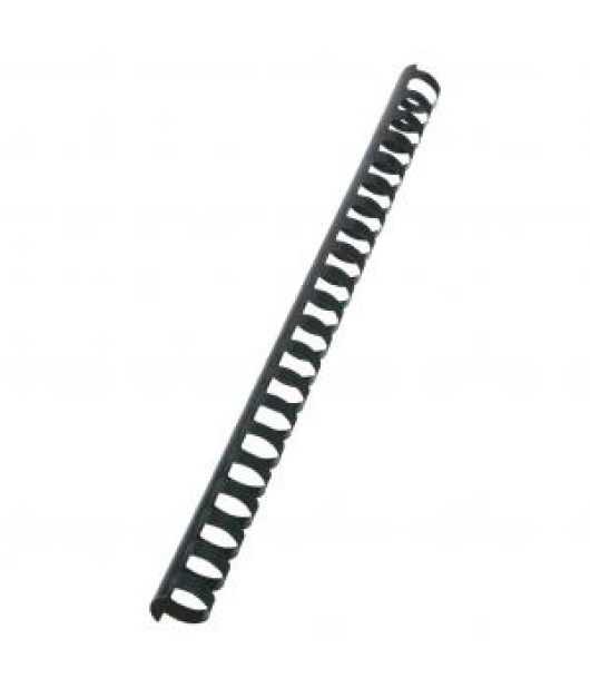 Plastové hrebene GBC 21R 19mm čierne 