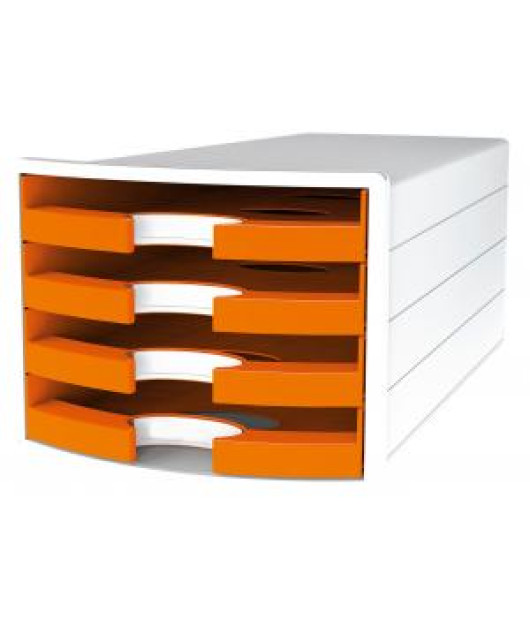 Zásuvkový box IMPULS otvorený oranžový 
