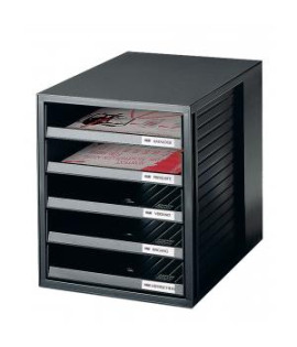 Zásuvkový box Cabinet čierny 