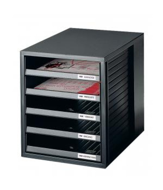 Zásuvkový box Cabinet čierny 