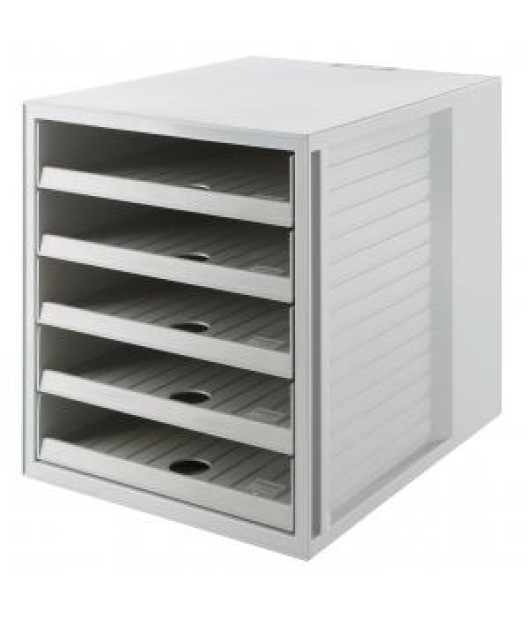 Zásuvkový box Cabinet KARMA eko-sivý 