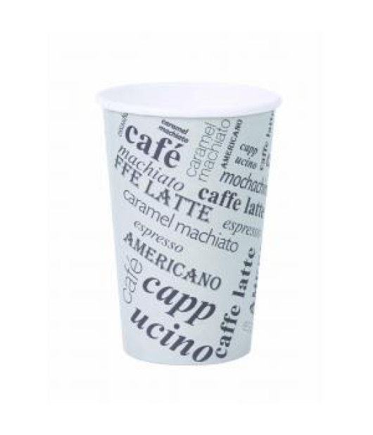 Papierový pohár 300ml Coffee to go s motívom 50ks 