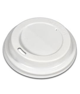 Plastové viečko biele 80 mm ’Coffee to go’ 100ks 