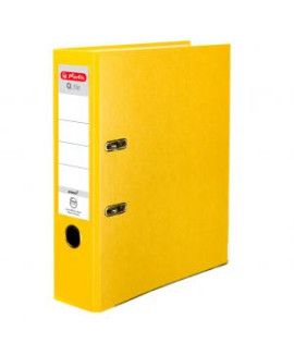 Zakladač pákový Herlitz Q.file 8cm žltý 
