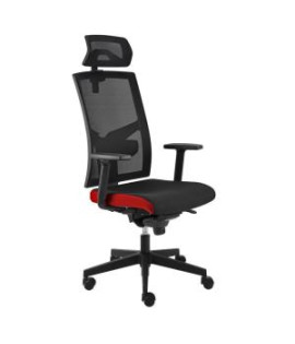Kancelárska stolička GAME VIP SYN čierno/červená (B8033) + PDH 3D + podrúčky P44 