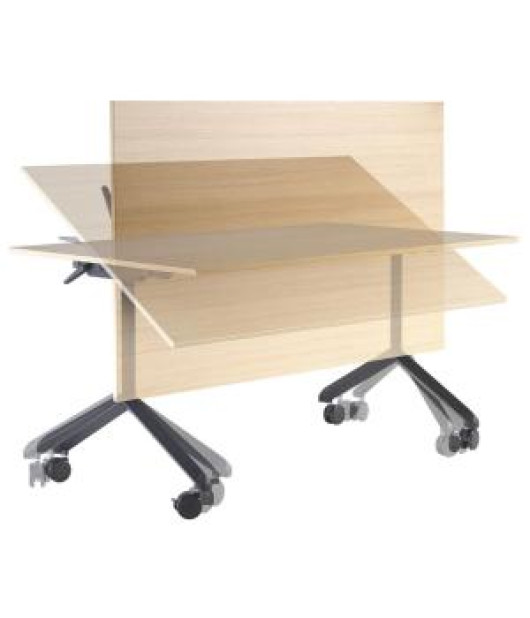 Sklápací stôl PRO 120 cm, bez dosky, podnož čierna 