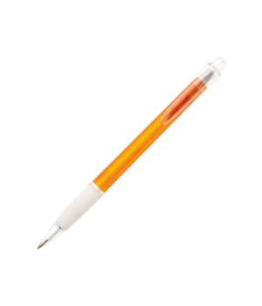 Guľôčkové pero plastové PROSTO oranžové 