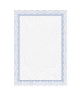 Certifikačný papier APLI A4 modrý, 115g, 25 hárkov 