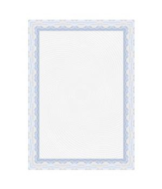 Certifikačný papier APLI A4 modrý, 115g, 25 hárkov 