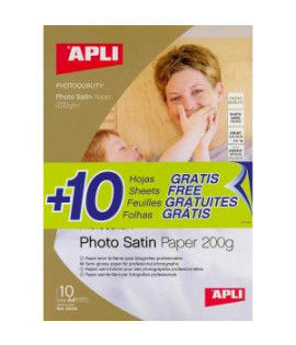 Fotopapier APLI A4 Satin, 200g, 20 hárkov 