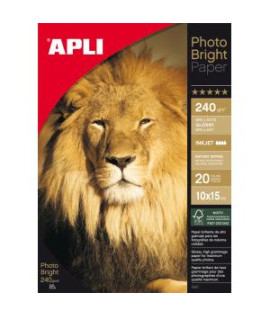 Fotopapier 10x15cm APLI Bright, 240g, 20 hárkov 