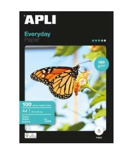 Fotopapier APLI, A4 Everyday, 180g, 100 hárkov 