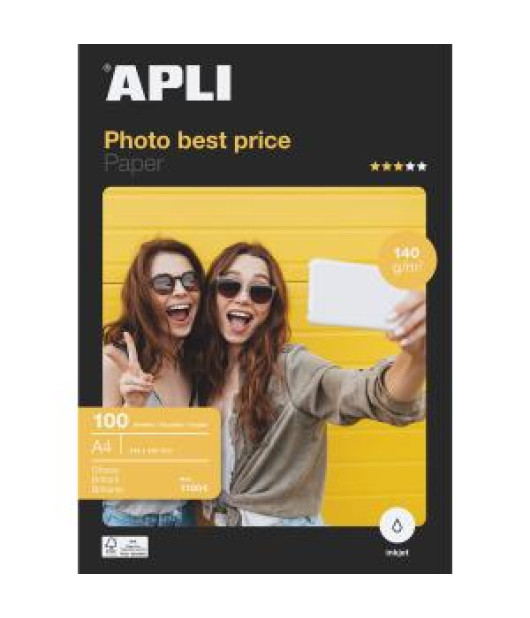 Fotopapier APLI A4 Best Price lesklý, 140g, 100 hárkov 