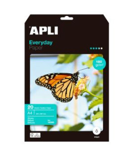 Fotopapier APLI A4 Everyday, 180g, 20 hárkov 
