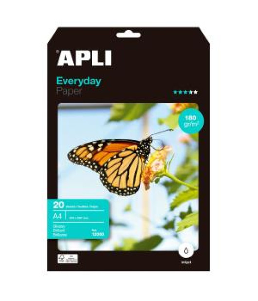 Fotopapier APLI A4 Everyday, 180g, 20 hárkov 