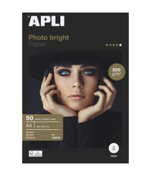 Fotopapier APLI A4 Bright, 200g, 50 hárkov 