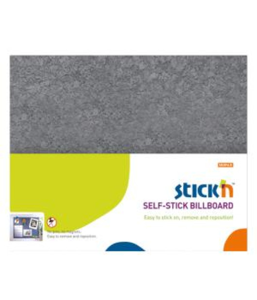 Samolepiaca nástenka Stick’n Hopax 58x46 cm sivá 