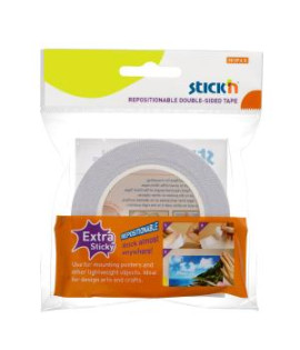 Lepiaca páska Stick’n Hopax 12 mm x 12 m obojstranná odnímateľná 