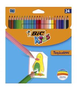 Farbičky BIC Tropicolors, 24 ks 
