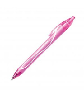 Gélové pero Bic Gelocity Quick Dry ružové 