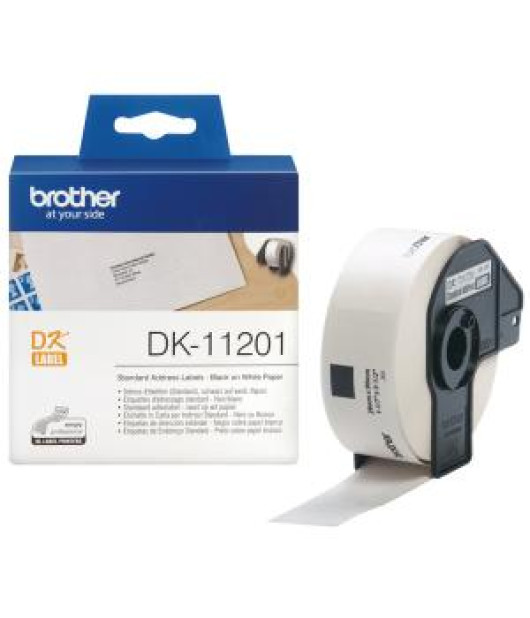 Samolepiace etikety Brother DK-11201 29 x 90 mm adresné biele