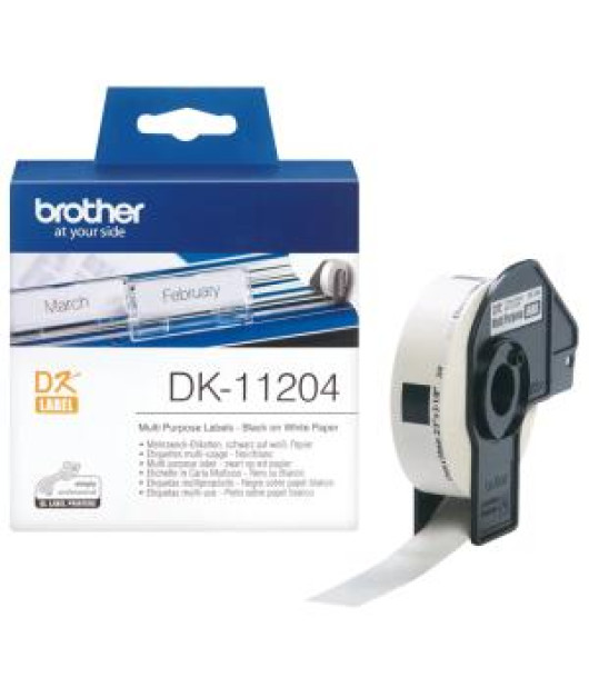 Samolepiace etikety Brother DK-11240 17 x 54 mm multifunkčné biele