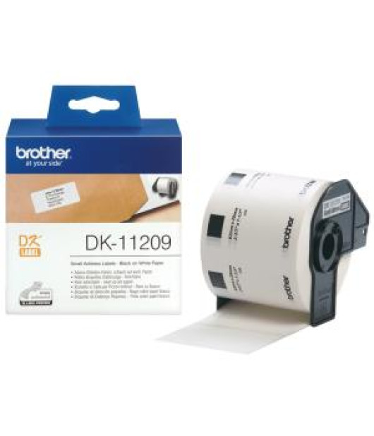 Samolepiace etikety Brother DK-11209 29 x 62 mm adresné malé biele