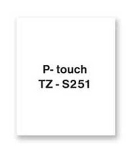 Samolepiaca páska Brother TZe-S251 24 mm biela/čierna 