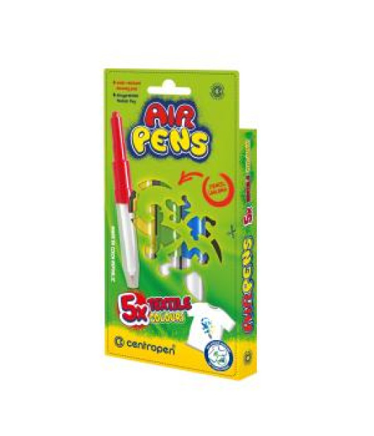Fúkacie fixky na textil Centropen 5f 