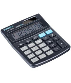 Kalkulačka DONAU TECH K-DT4081-01 vrecková čierna 