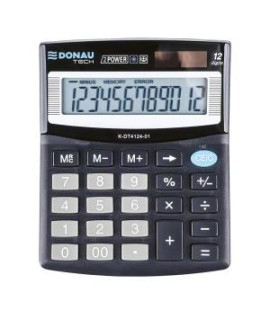 Kalkulačka Donau Tech K-DT4124 čierna 
