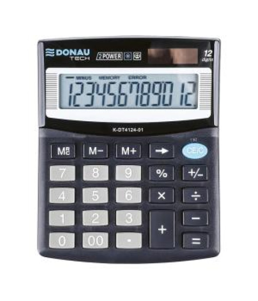 Kalkulačka Donau Tech K-DT4124 čierna 