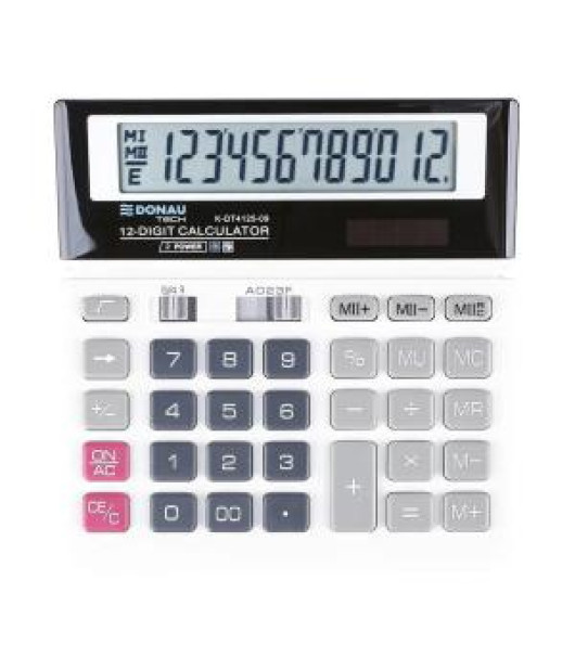 Kalkulačka Donau Tech K-DT4125 biela 