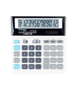 Kalkulačka DONAU TECH K-DT4126-09 stolová biela 