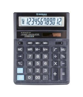 Kalkulačka DONAU TECH K-DT4127-01 stolová čierna 