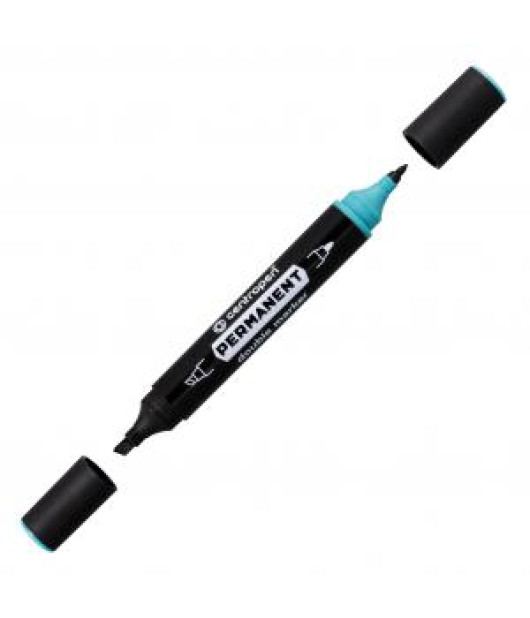 Permanentný popisovač Centropen 1666 double zelený 