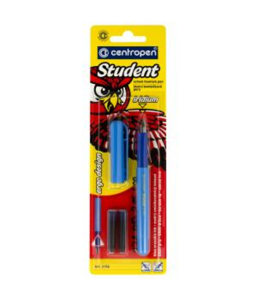 Plniace pero Centropen Student modré 