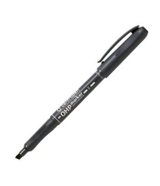 Popisovač OHP Centropen 2638 B čierny 