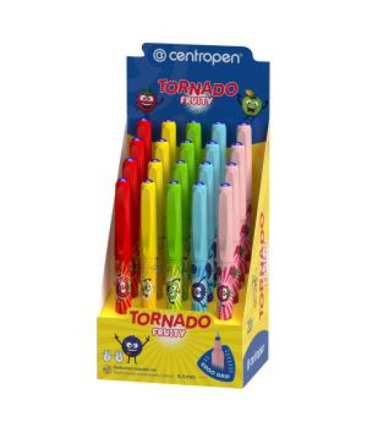 Displej Centropen roller Tornado FRUITY 2675, 20 ks 
